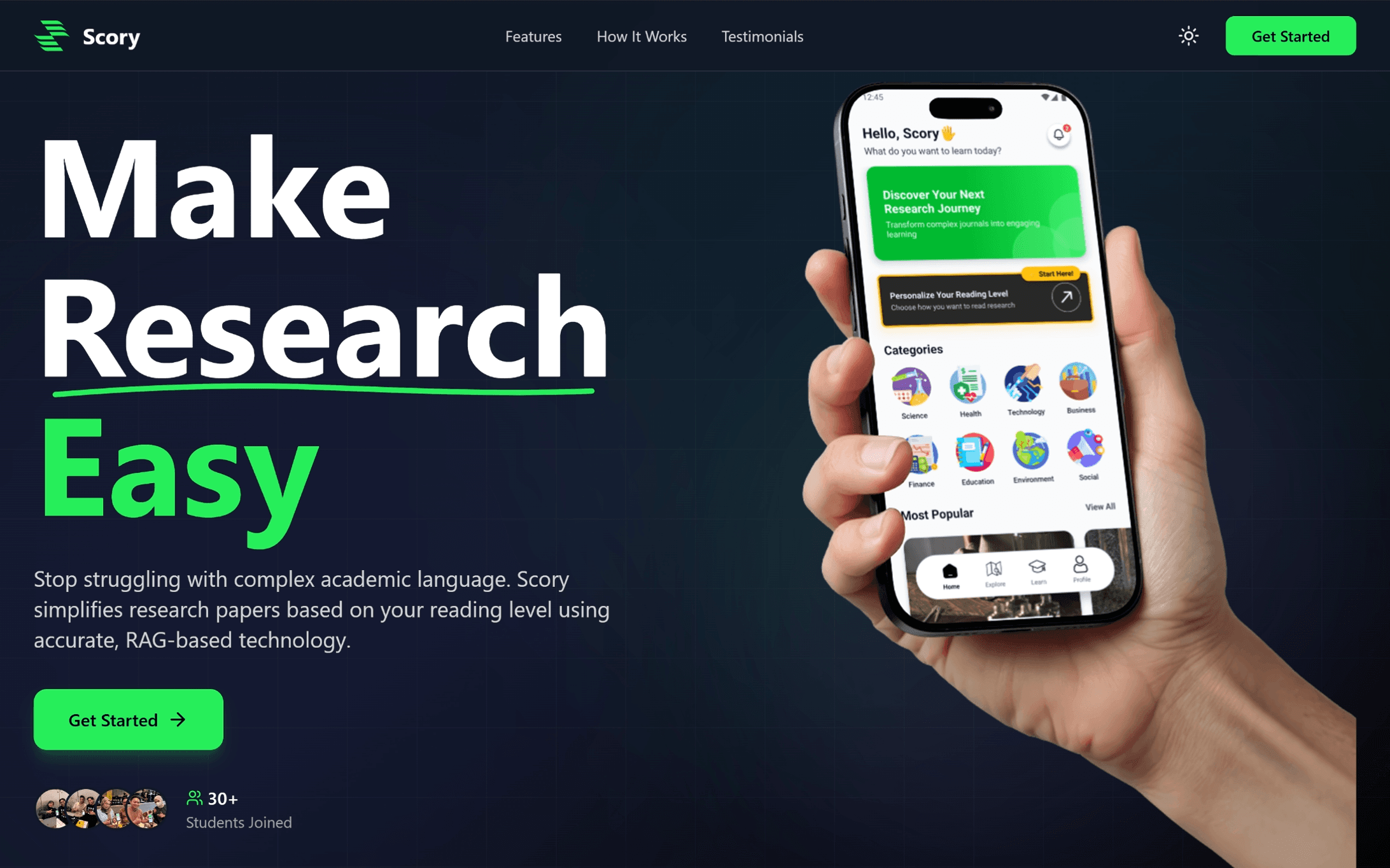 Scory Learning Platform